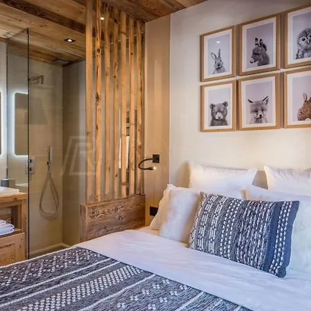 Alpine Luxury Flat Heart Of Megeve, 2 Min Апартаменти *