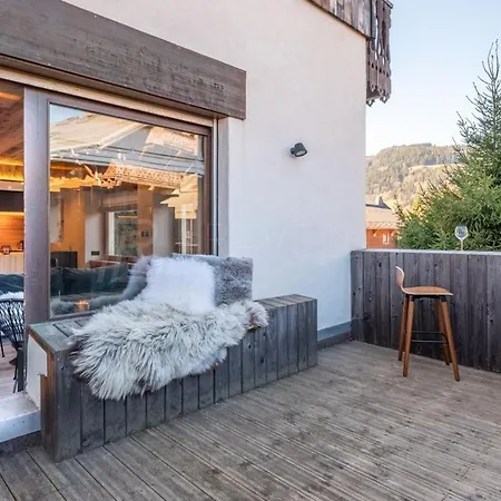 Alpine Luxury Flat Heart Of Megeve, 2 Min *